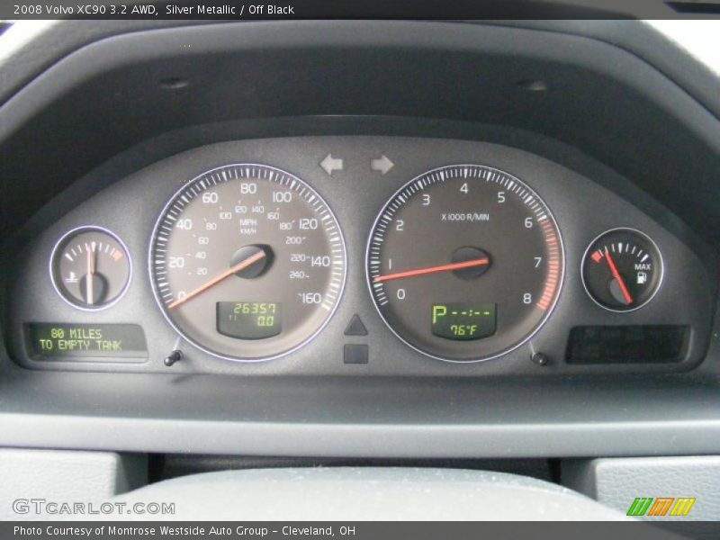 Silver Metallic / Off Black 2008 Volvo XC90 3.2 AWD