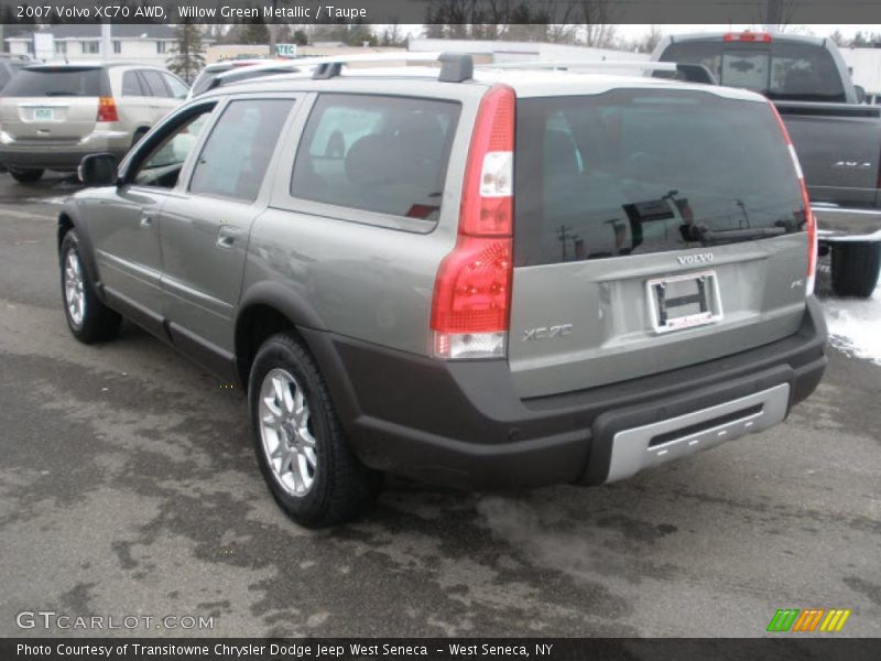 Willow Green Metallic / Taupe 2007 Volvo XC70 AWD