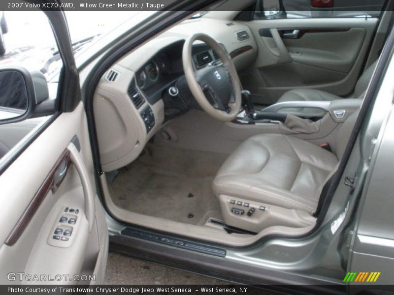 Willow Green Metallic / Taupe 2007 Volvo XC70 AWD