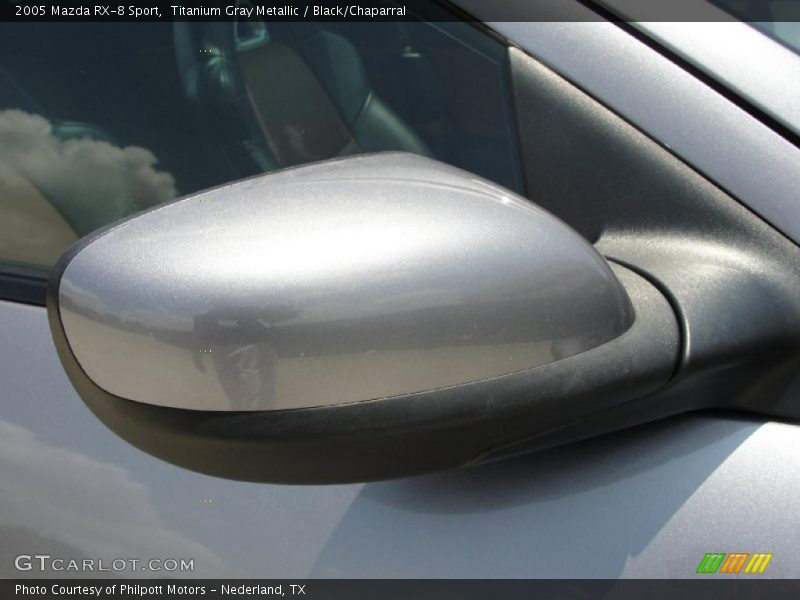 Titanium Gray Metallic / Black/Chaparral 2005 Mazda RX-8 Sport