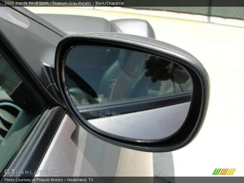 Titanium Gray Metallic / Black/Chaparral 2005 Mazda RX-8 Sport