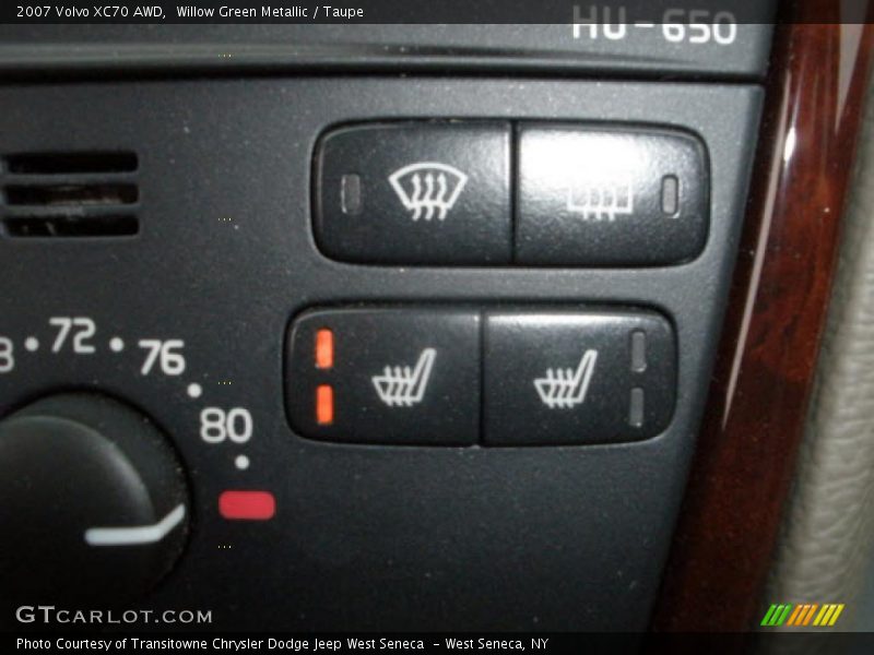 Willow Green Metallic / Taupe 2007 Volvo XC70 AWD