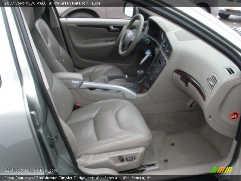 Willow Green Metallic / Taupe 2007 Volvo XC70 AWD