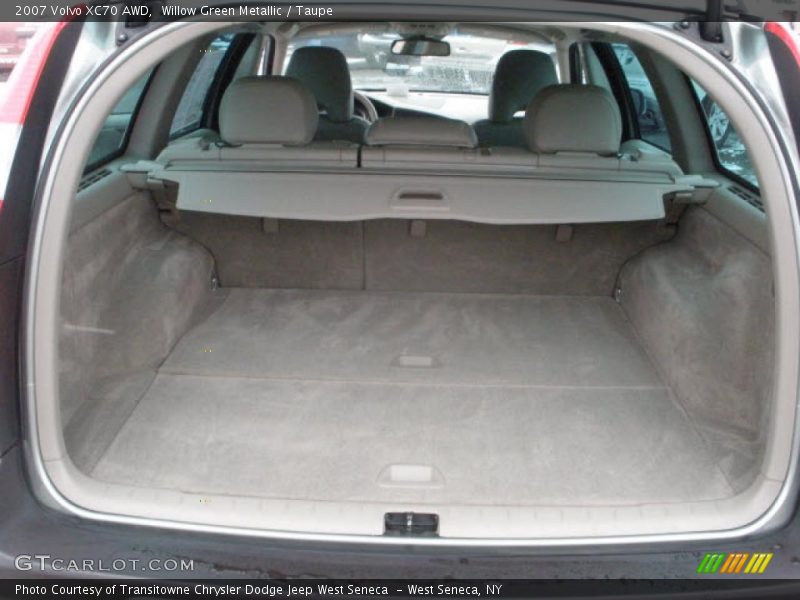 Willow Green Metallic / Taupe 2007 Volvo XC70 AWD