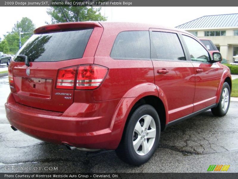 Inferno Red Crystal Pearl / Pastel Pebble Beige 2009 Dodge Journey SXT