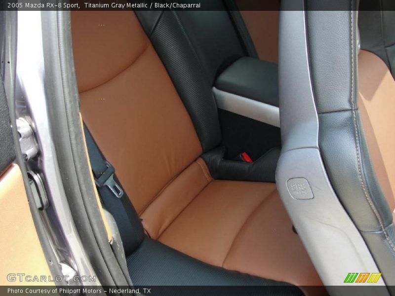 Titanium Gray Metallic / Black/Chaparral 2005 Mazda RX-8 Sport
