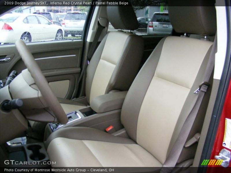 Inferno Red Crystal Pearl / Pastel Pebble Beige 2009 Dodge Journey SXT