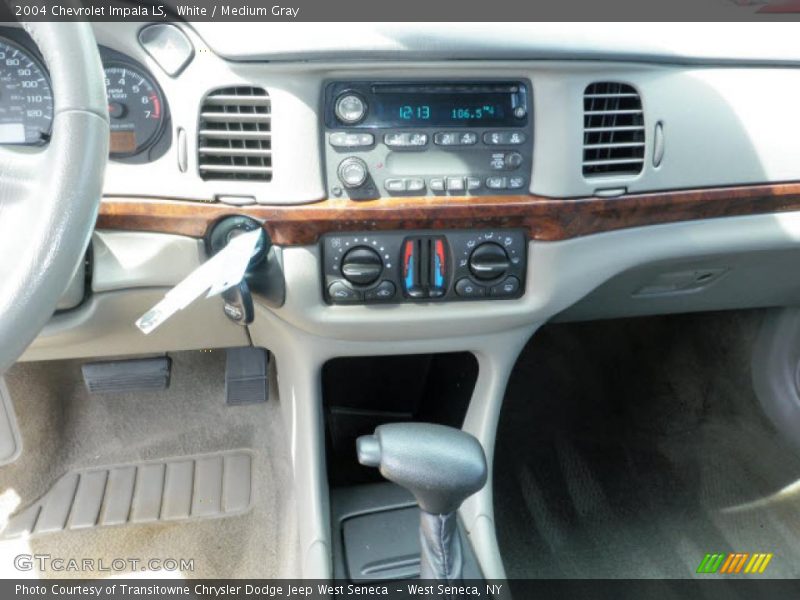White / Medium Gray 2004 Chevrolet Impala LS