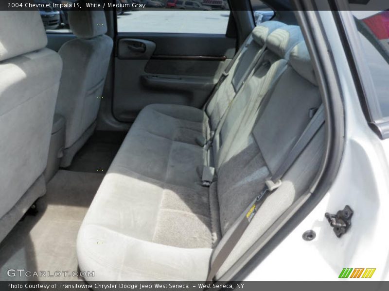 White / Medium Gray 2004 Chevrolet Impala LS