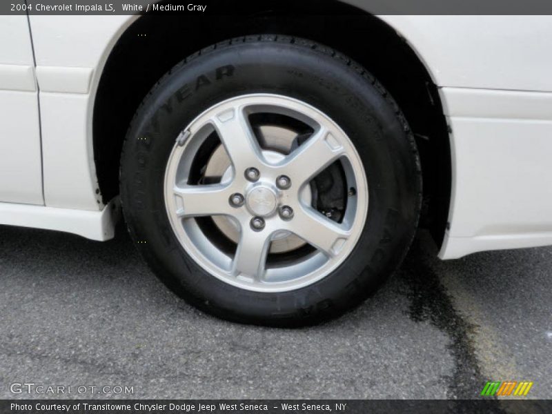White / Medium Gray 2004 Chevrolet Impala LS