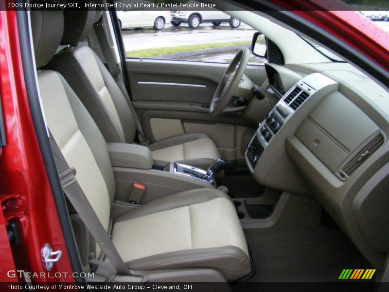 Inferno Red Crystal Pearl / Pastel Pebble Beige 2009 Dodge Journey SXT