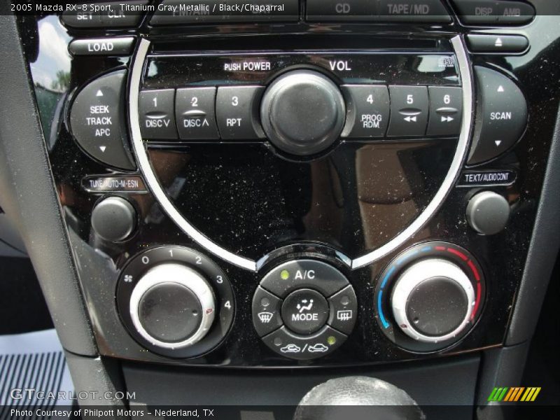 Titanium Gray Metallic / Black/Chaparral 2005 Mazda RX-8 Sport