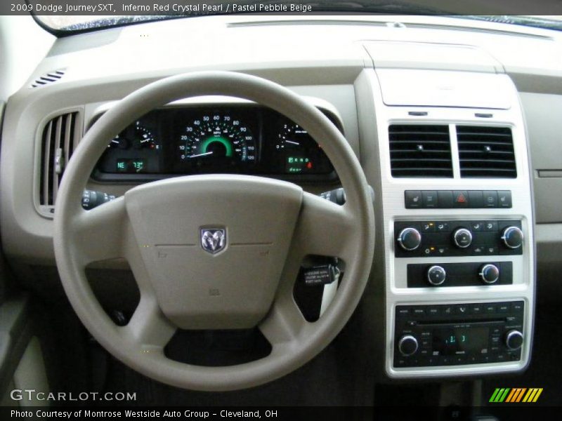 Inferno Red Crystal Pearl / Pastel Pebble Beige 2009 Dodge Journey SXT