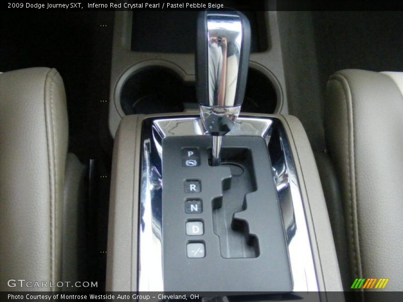 Inferno Red Crystal Pearl / Pastel Pebble Beige 2009 Dodge Journey SXT