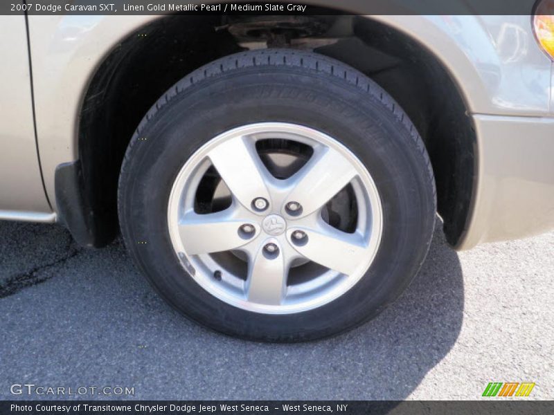 Linen Gold Metallic Pearl / Medium Slate Gray 2007 Dodge Caravan SXT