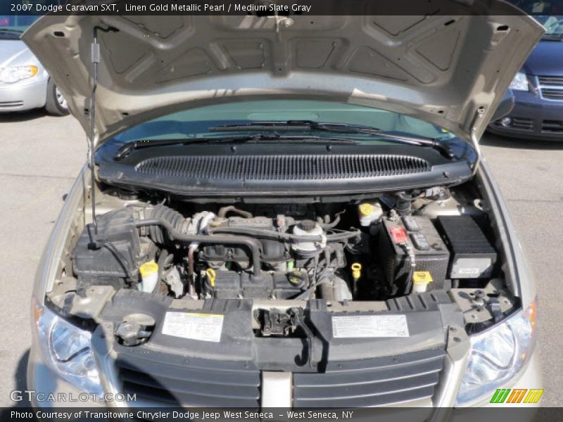 Linen Gold Metallic Pearl / Medium Slate Gray 2007 Dodge Caravan SXT