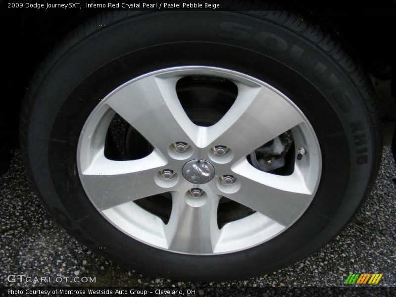 Inferno Red Crystal Pearl / Pastel Pebble Beige 2009 Dodge Journey SXT