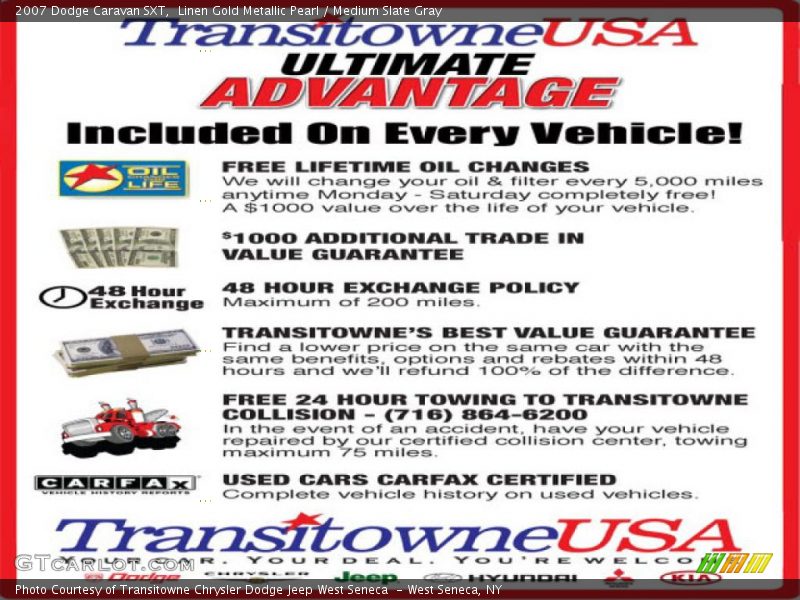 Linen Gold Metallic Pearl / Medium Slate Gray 2007 Dodge Caravan SXT