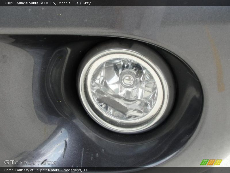 Moonlit Blue / Gray 2005 Hyundai Santa Fe LX 3.5