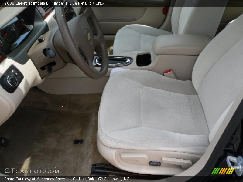Imperial Blue Metallic / Gray 2008 Chevrolet Impala LT