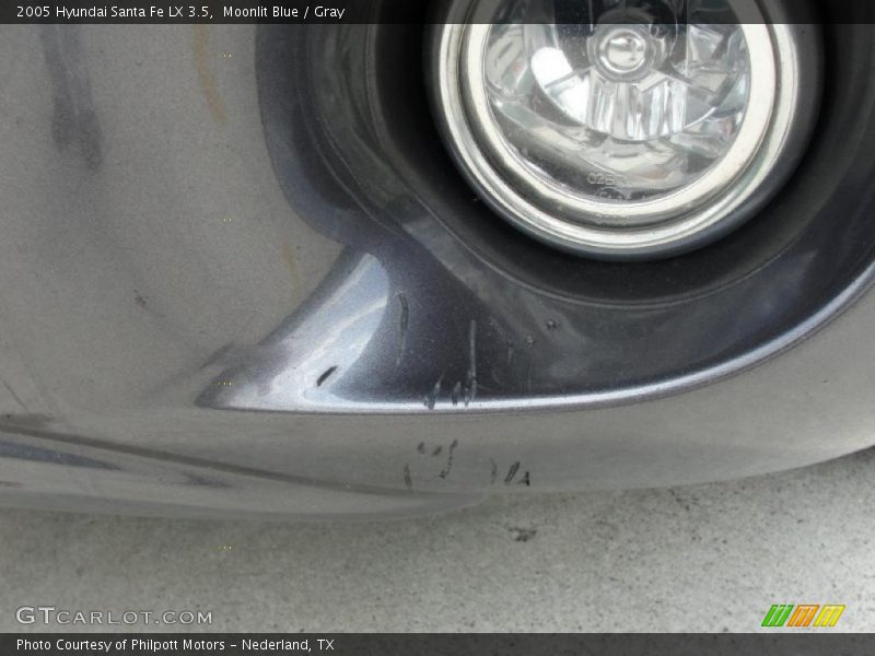 Moonlit Blue / Gray 2005 Hyundai Santa Fe LX 3.5