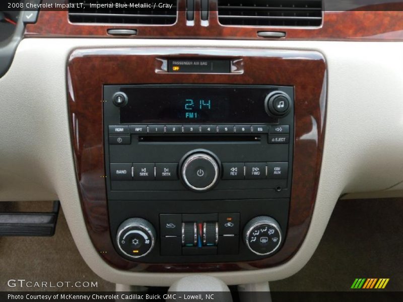 Imperial Blue Metallic / Gray 2008 Chevrolet Impala LT