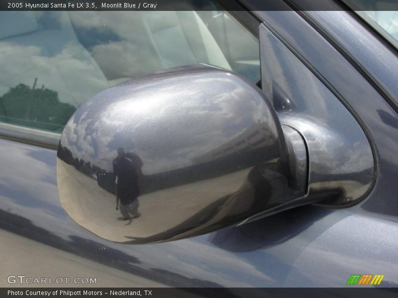 Moonlit Blue / Gray 2005 Hyundai Santa Fe LX 3.5