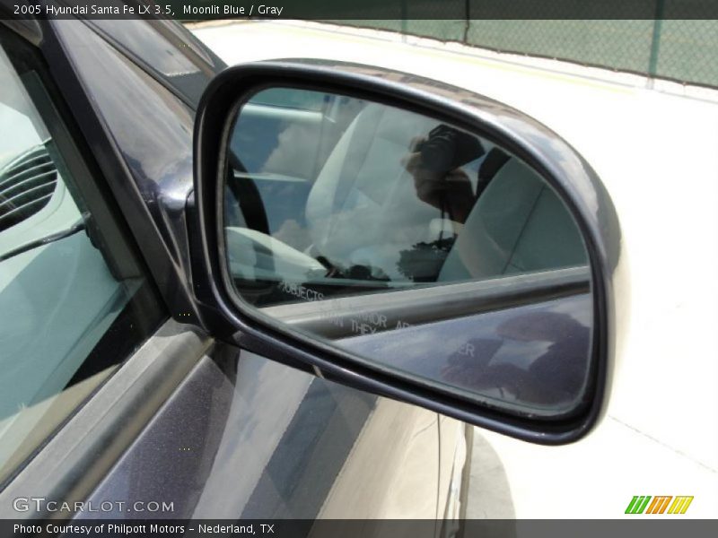 Moonlit Blue / Gray 2005 Hyundai Santa Fe LX 3.5