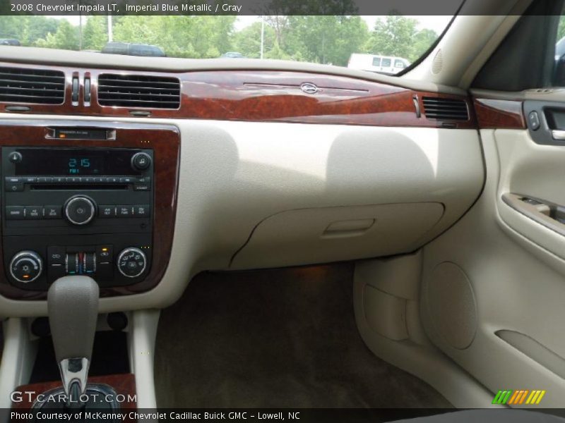 Imperial Blue Metallic / Gray 2008 Chevrolet Impala LT