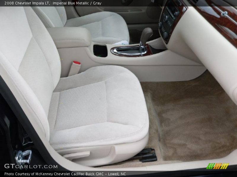Imperial Blue Metallic / Gray 2008 Chevrolet Impala LT