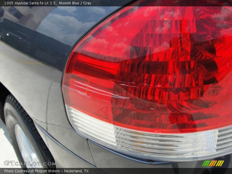 Moonlit Blue / Gray 2005 Hyundai Santa Fe LX 3.5