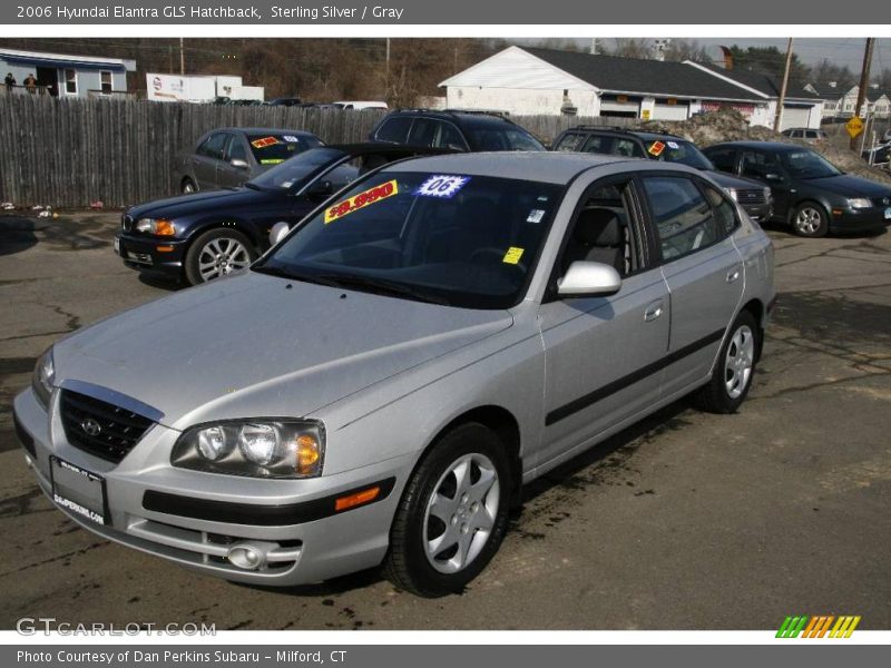 Sterling Silver / Gray 2006 Hyundai Elantra GLS Hatchback