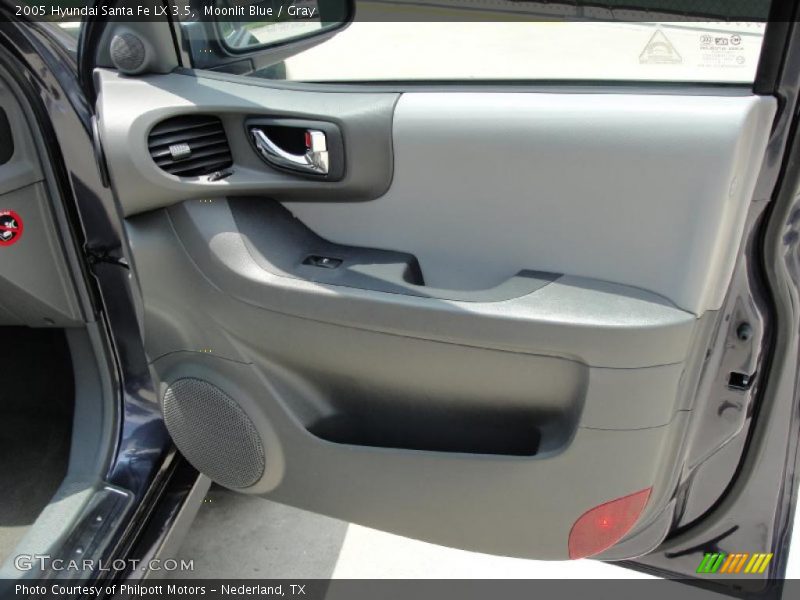 Moonlit Blue / Gray 2005 Hyundai Santa Fe LX 3.5