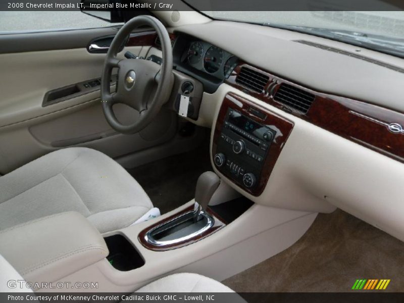 Imperial Blue Metallic / Gray 2008 Chevrolet Impala LT