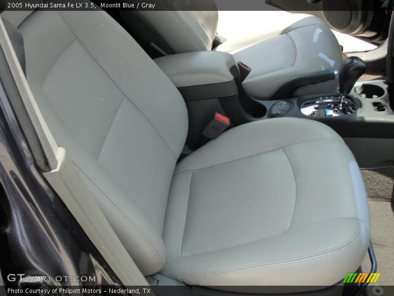 Moonlit Blue / Gray 2005 Hyundai Santa Fe LX 3.5