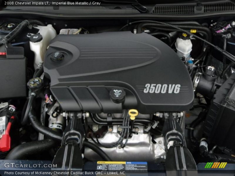 Imperial Blue Metallic / Gray 2008 Chevrolet Impala LT