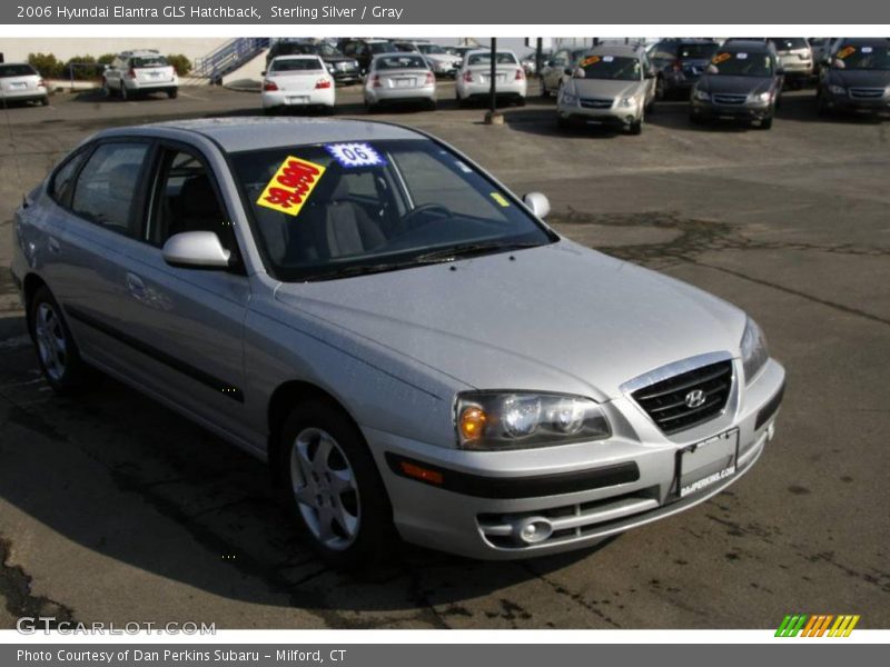 Sterling Silver / Gray 2006 Hyundai Elantra GLS Hatchback
