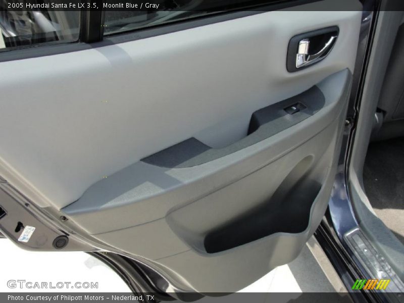 Moonlit Blue / Gray 2005 Hyundai Santa Fe LX 3.5