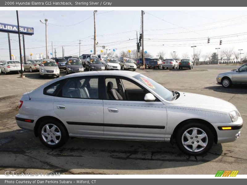 Sterling Silver / Gray 2006 Hyundai Elantra GLS Hatchback