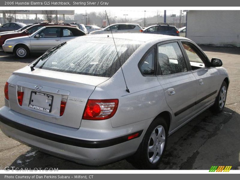 Sterling Silver / Gray 2006 Hyundai Elantra GLS Hatchback