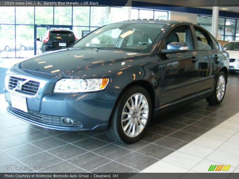 Barents Blue Metallic / Off Black 2010 Volvo S40 2.4i