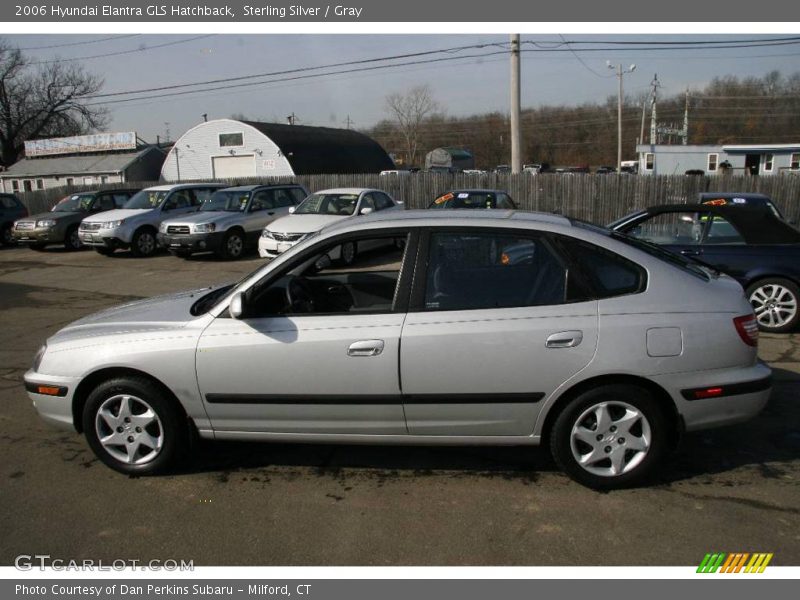 Sterling Silver / Gray 2006 Hyundai Elantra GLS Hatchback