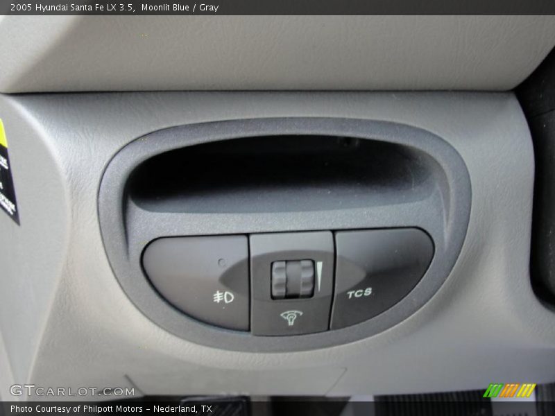 Moonlit Blue / Gray 2005 Hyundai Santa Fe LX 3.5