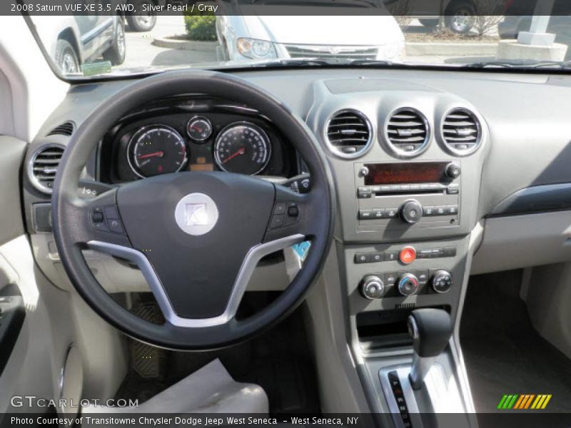 Silver Pearl / Gray 2008 Saturn VUE XE 3.5 AWD