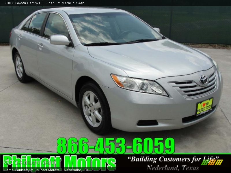 Titanium Metallic / Ash 2007 Toyota Camry LE