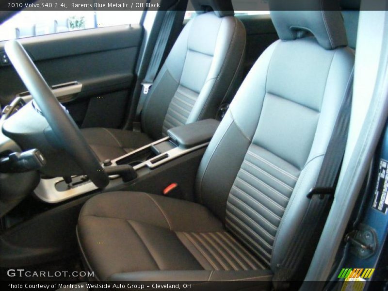 Barents Blue Metallic / Off Black 2010 Volvo S40 2.4i