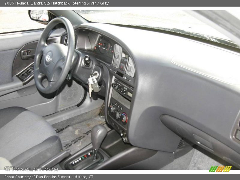 Sterling Silver / Gray 2006 Hyundai Elantra GLS Hatchback