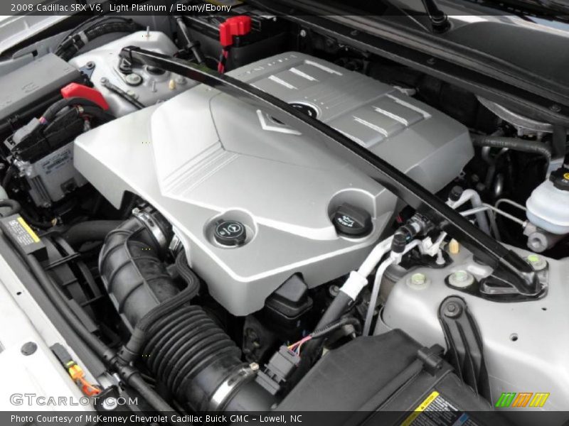 Light Platinum / Ebony/Ebony 2008 Cadillac SRX V6