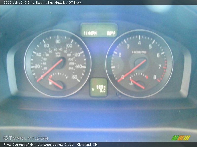 Barents Blue Metallic / Off Black 2010 Volvo S40 2.4i