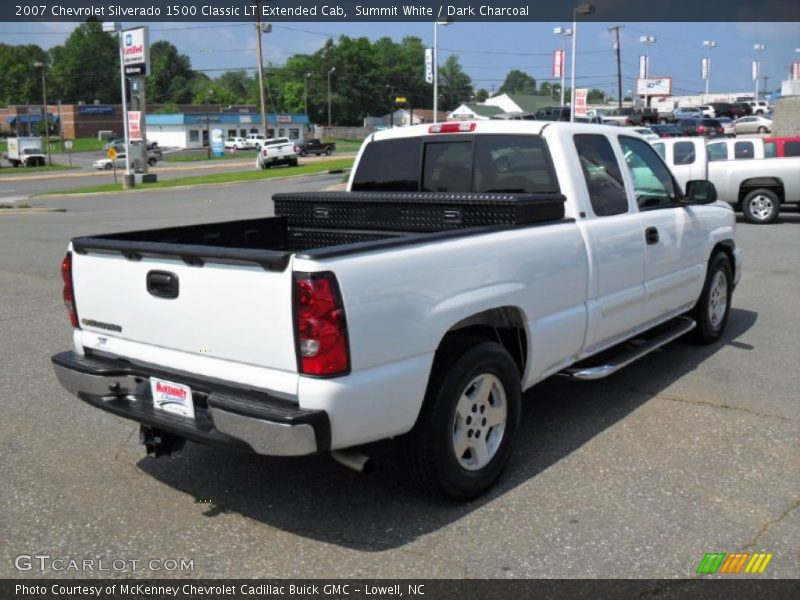 Summit White / Dark Charcoal 2007 Chevrolet Silverado 1500 Classic LT Extended Cab